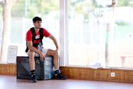 Carlos Alcaraz during the pre-season training. (Source: Getty)